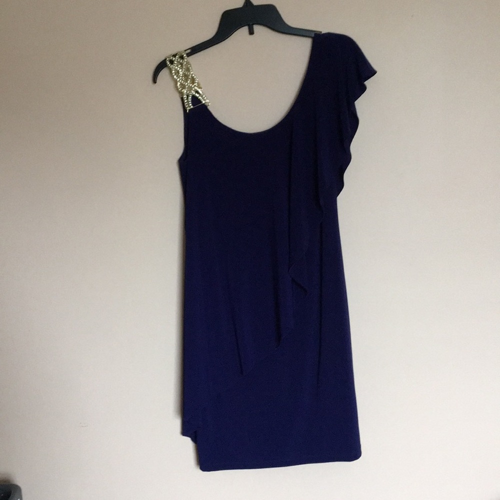 Navy Betsy and Adam cocktail dress size 6